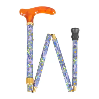 Fabric Covered Fordable Walking Canes supplier