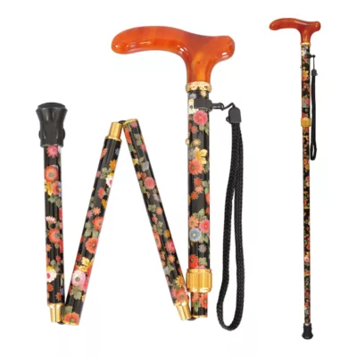 Luxury Fabric Wrapped Walking Stick