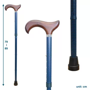 Easy Adjustable Folding Cane