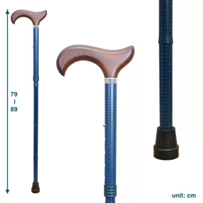 Easy Adjustable Folding Cane