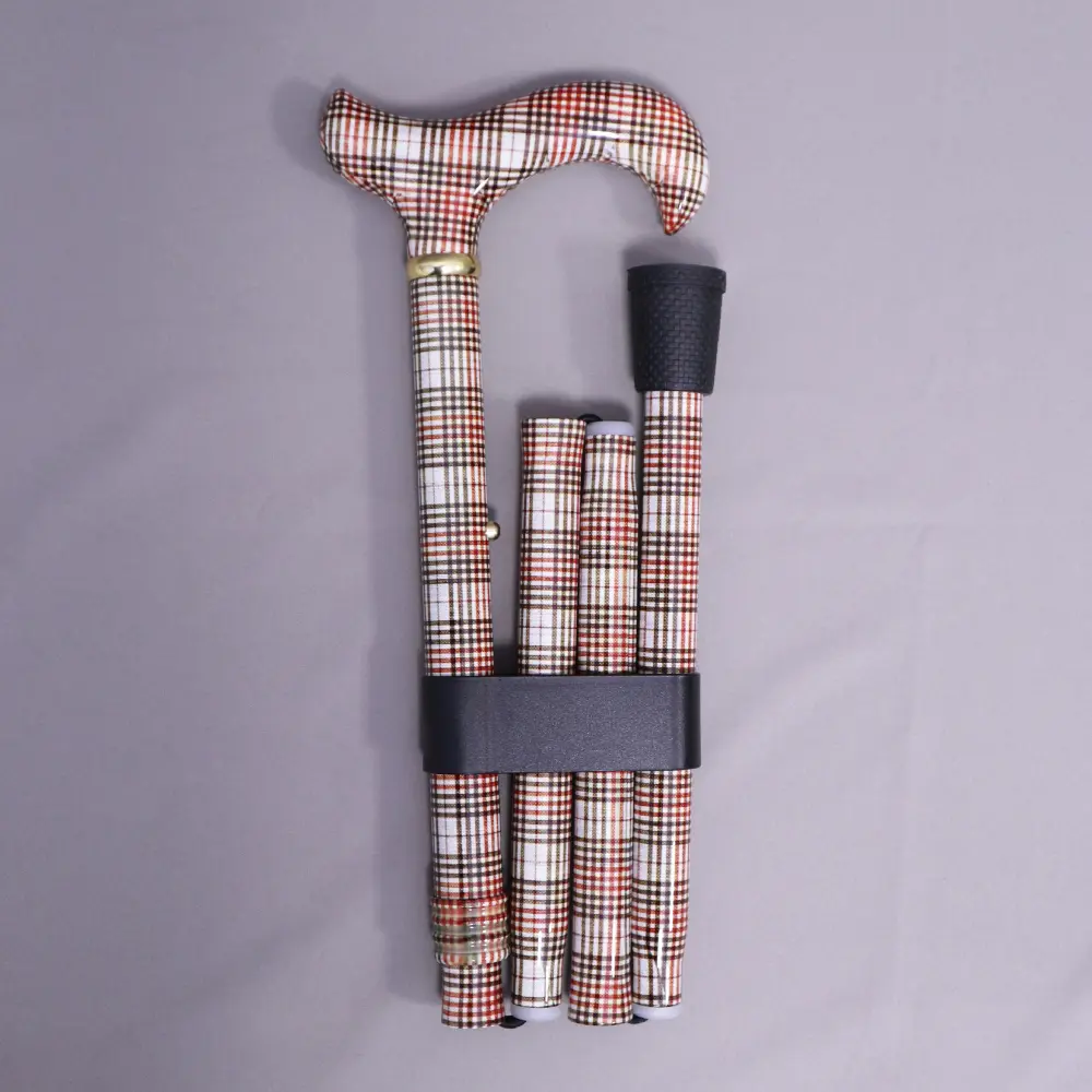 Classic Check Walking Cane【AA.003】 4 Burberry Classic Check Walking stick supplier walking cane, walking stick, foldable cane, adjustable cane, senior cane, mobility aid, lightweight walking stick, made in Taiwan