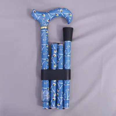 Safety Walking Cane for Men or Women Foldable and Adjustable【AA.007】 7 walking cane, foldable cane, adjustable cane, senior cane, mobility aid, lightweight cane, made in Taiwan