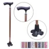 Lightweight Slim-Neck Solid Wood Handle | Self-Standing Cane | Eiffel Rubber Base Walking Stick