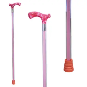 Acrylic Walking Stick | Lucite Walking Canes, Pink acrylic ladies’ cane, elegant and eye-catching.